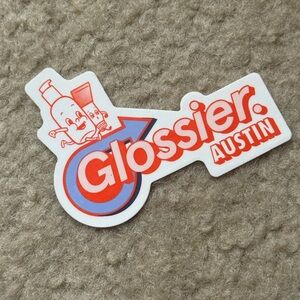 Glossier Austin Popup Sticker